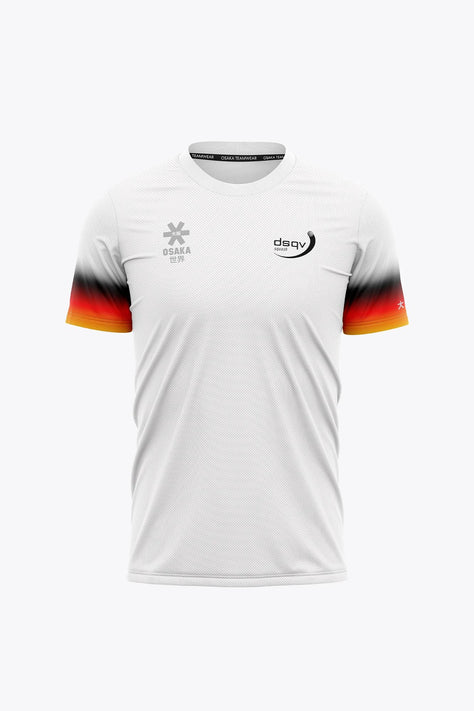 Official Germany Men Mesh Tee | White Osaka Official Germany Men Mesh Tee | White - Sports Uniforms Training
