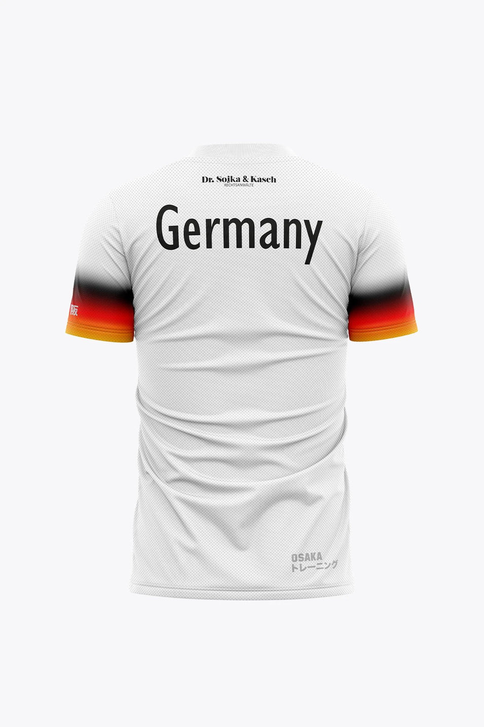 Osaka Official Germany Men Mesh Tee | White - Sports Uniforms Training