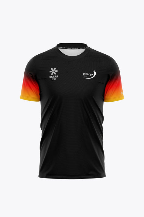 Official Germany Men Mesh Tee | Black Osaka Official Germany Men Mesh Tee | Black - Sports Uniforms Training