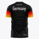 Osaka Official Germany Men Mesh Tee | Black - Sports Uniforms Training