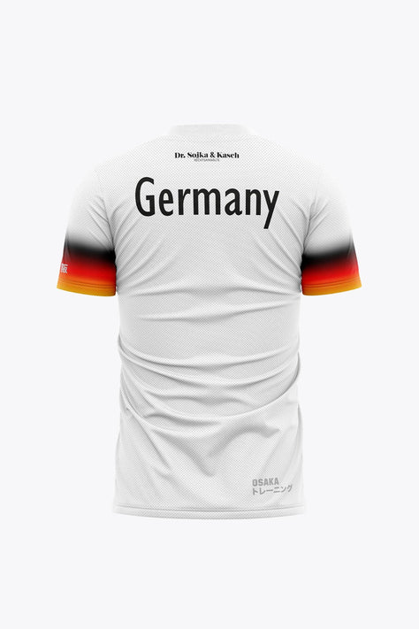 Official Germany Women Mesh Tee | White Osaka Official Germany Women Mesh Tee | White - Sports Uniforms Training