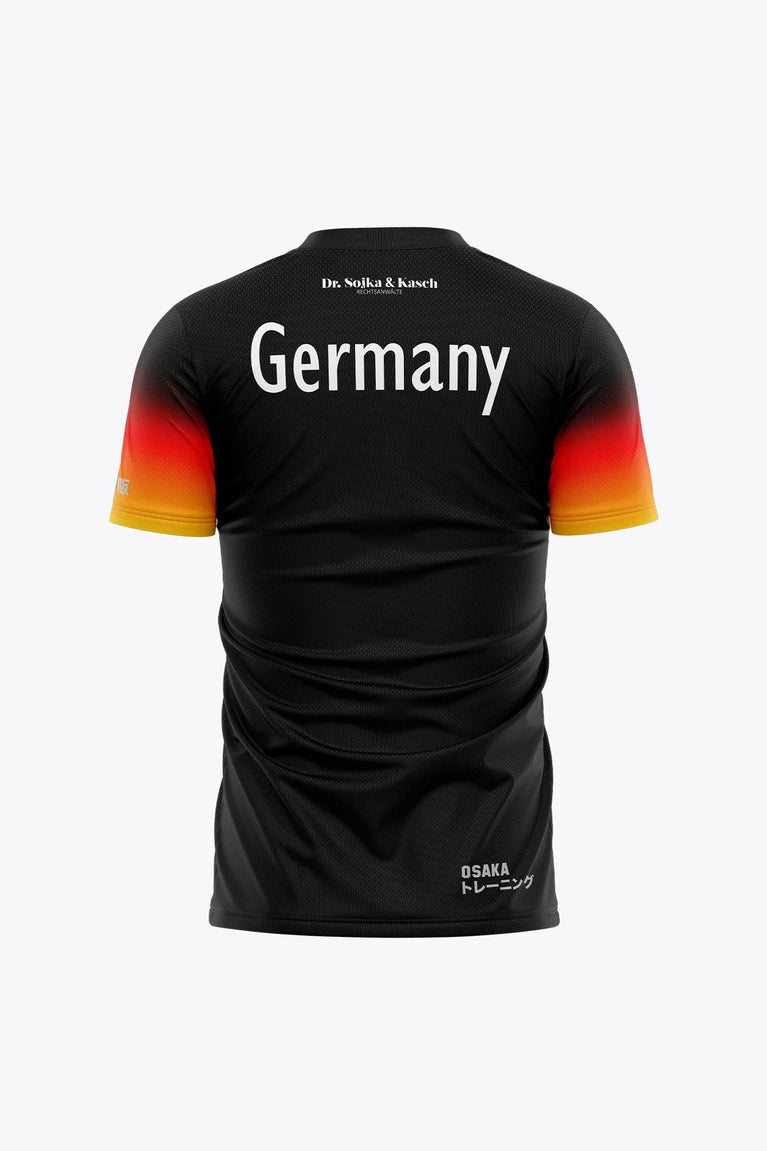 Osaka Official Germany Women Mesh Tee | Black - Sports Uniforms Training