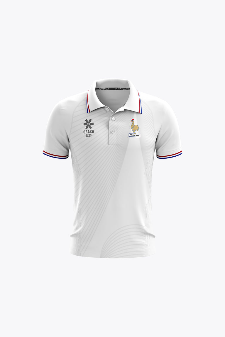 Official France Kids Polo Jersey | White