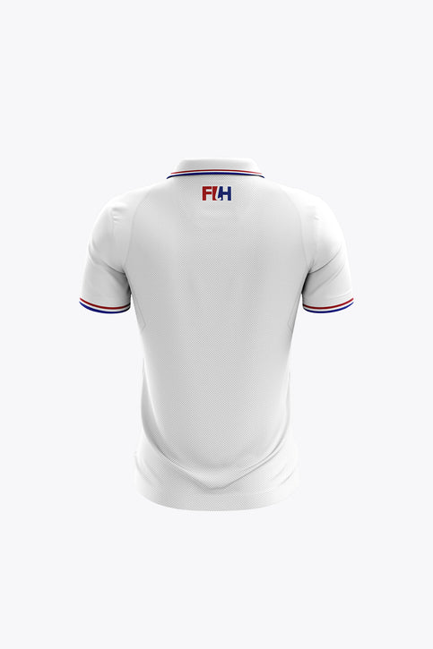 Official France Kids Polo Jersey | White Official France Kids Polo Jersey | White