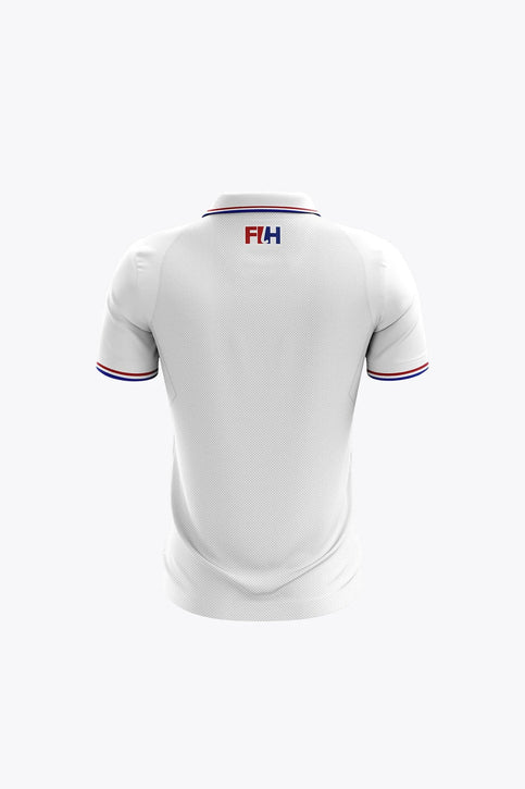 Official France Kids Polo Jersey | White Osaka Official France Kids Polo Jersey | White - Sports Uniforms Training