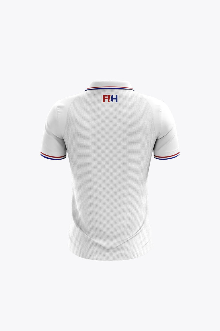 Osaka Official France Kids Polo Jersey | White - Sports Uniforms Training