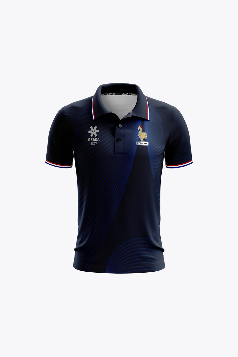 Osaka Official France Kids Polo Jersey | Navy - Sports Uniforms Training