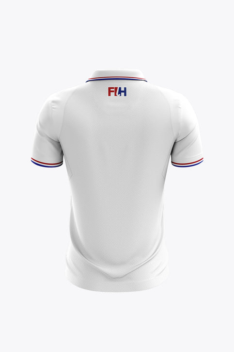 Official France Women Polo Jersey | White Official France Women Polo Jersey | White