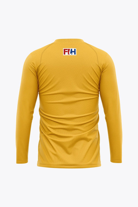 Official France Goal Keeper Tee Long Sleeves | Yellow Osaka Official France Goal Keeper Tee Long Sleeves | Yellow - Sports Uniforms Training