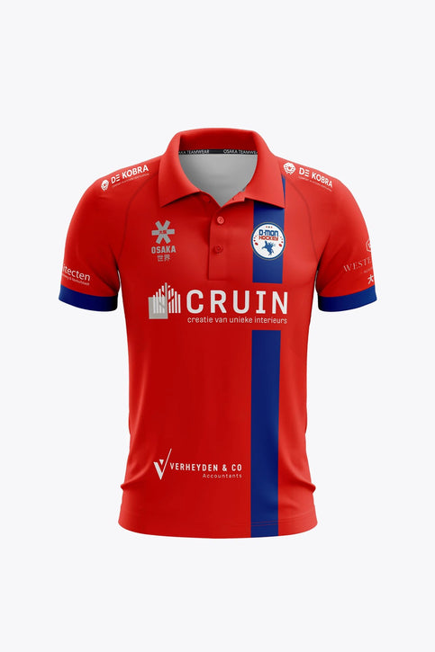 Dendermonde Women Polo Jersey - Red DMON Dendermonde Women Polo Jersey - Red - Sports Uniforms Training Range