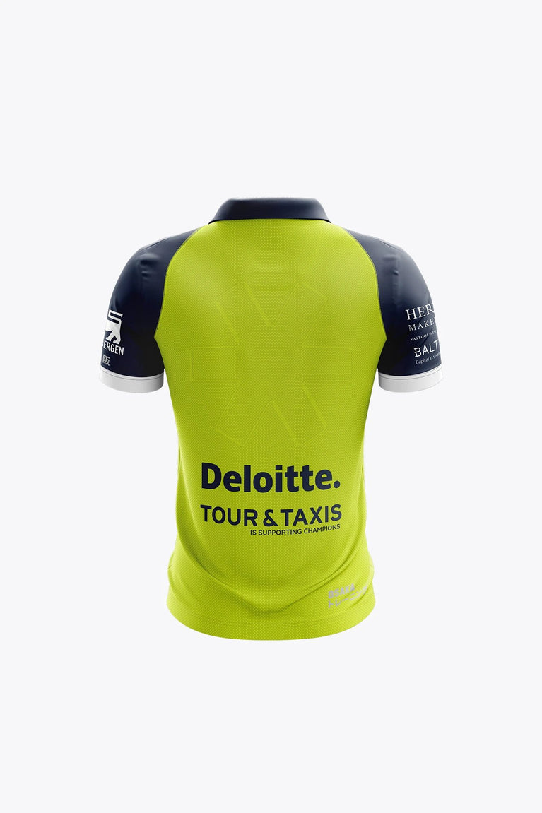 Osaka Merode Kids Polo Jersey | Navy-Lime - Sports Uniforms Training