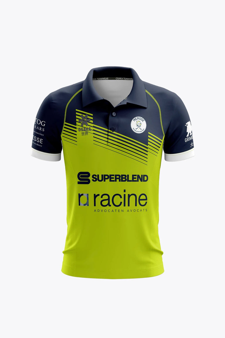 Osaka Merode Women Polo Jersey | Navy-Lime - Sports Uniforms Training