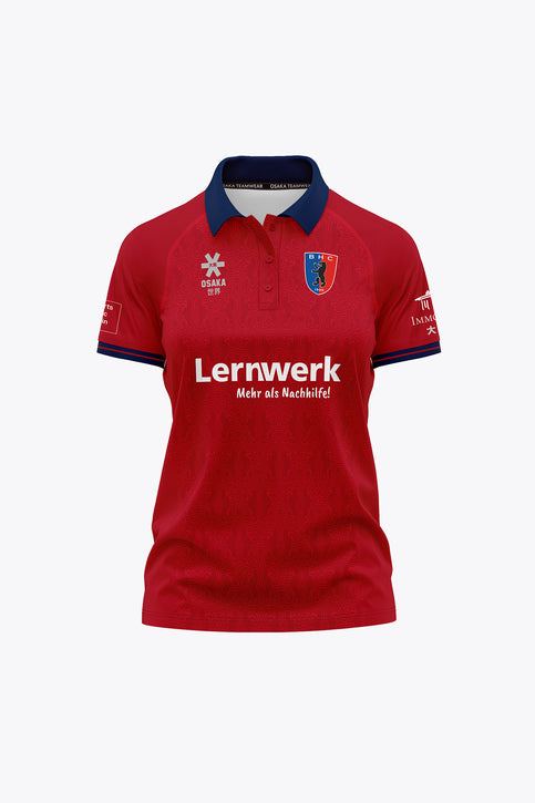 Berlin Kids Girls Polo Jersey - Red Berlin Kids Girls Polo Jersey - Red