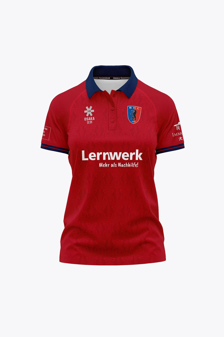 Berlin Berlin Kids Girls Polo Jersey - Red - Sports Uniforms Training Range