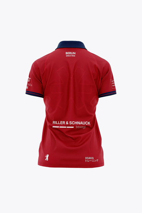 Berlin Kids Girls Polo Jersey - Red Berlin Berlin Kids Girls Polo Jersey - Red - Sports Uniforms Training Range