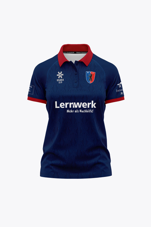 Berlin Kids Girls Polo Jersey - Navy Berlin Kids Girls Polo Jersey - Navy