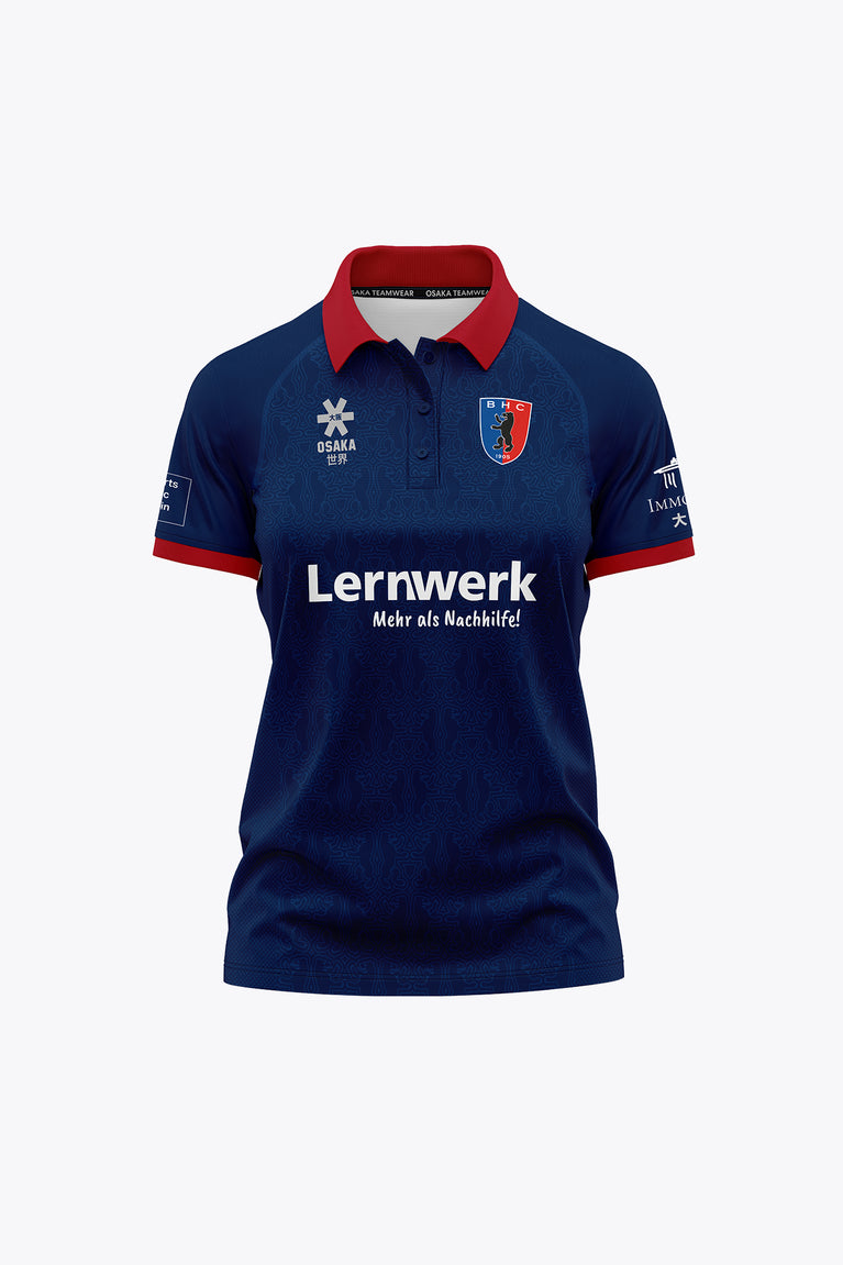 Berlin Kids Girls Polo Jersey - Navy