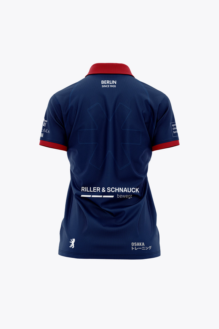 Berlin Kids Girls Polo Jersey - Navy