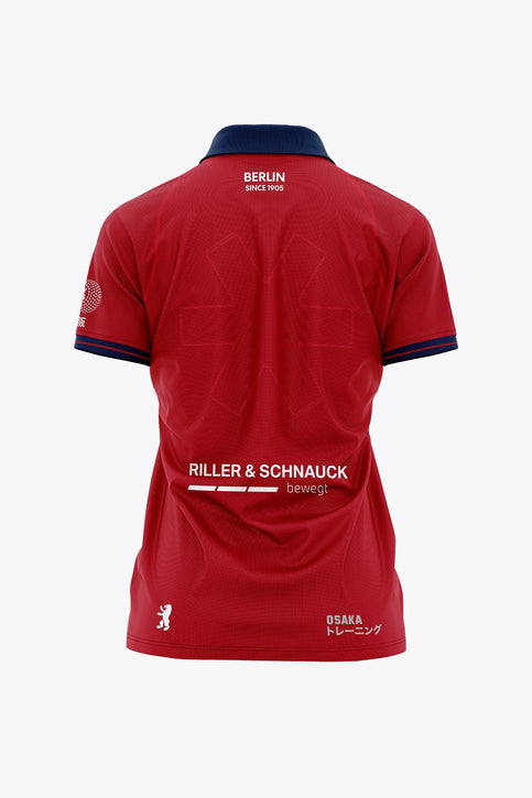 Berlin Women Polo Jersey - Red Berlin Berlin Women Polo Jersey - Red - Sports Uniforms Training Range