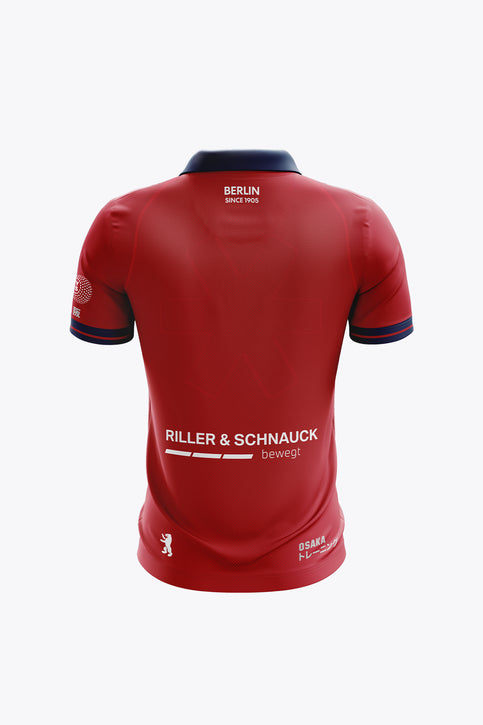 Berlin Men Polo Jersey - Red Berlin Men Polo Jersey - Red