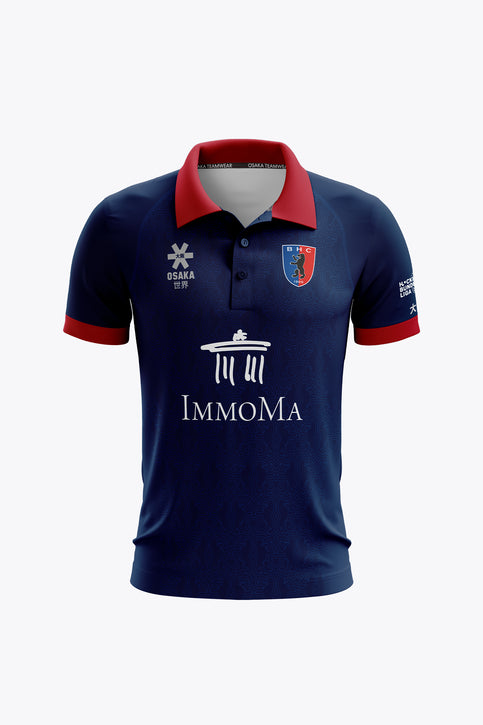 Berlin Men Polo Jersey - Navy Berlin Men Polo Jersey - Navy