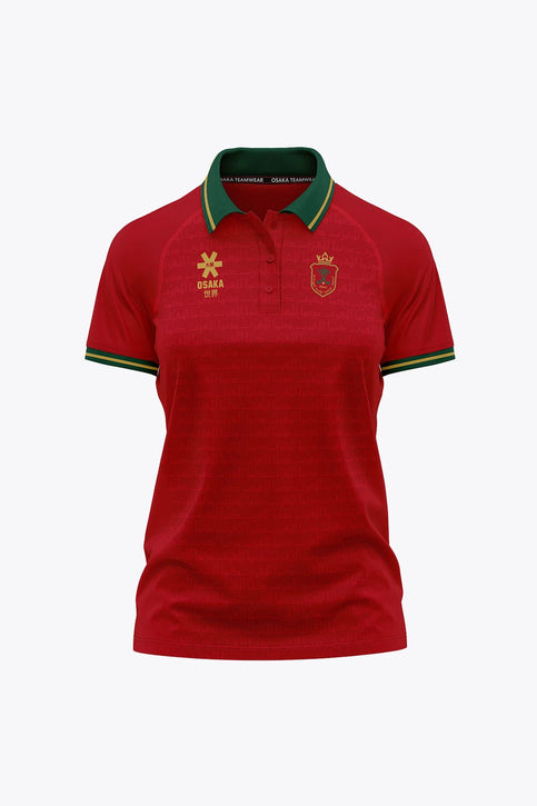 Official Morocco Women Polo Jersey | Red Osaka Official Morocco Women Polo Jersey | Red - Sports Uniforms Training