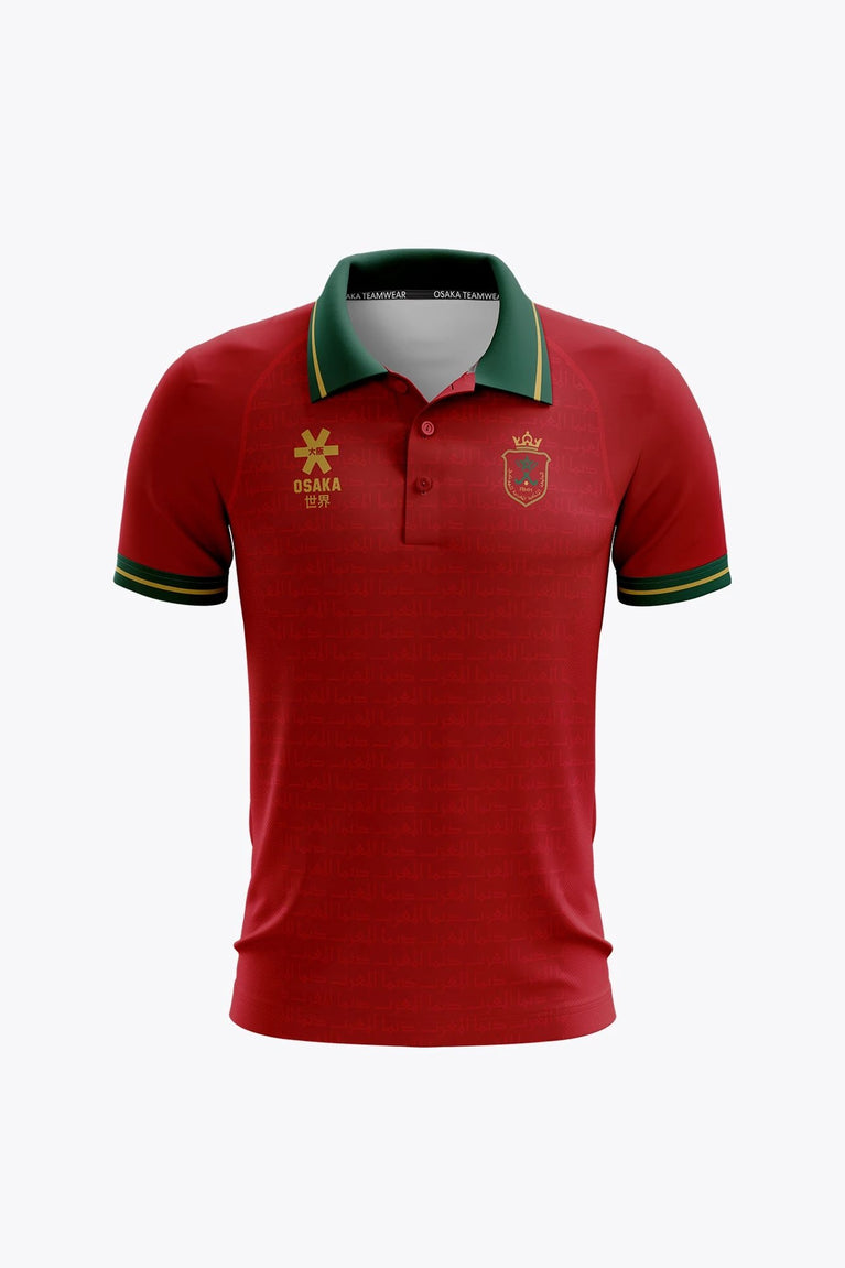 Osaka Official Morocco Men Polo Jersey | Red - Sports Uniforms Training