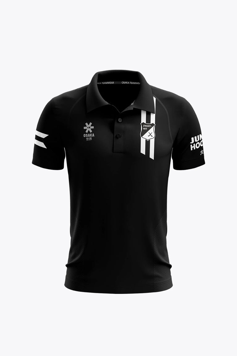 HC ZWART WIT HC Zwart Wit Women Polo Jersey - Black - Sports Uniforms Training Range
