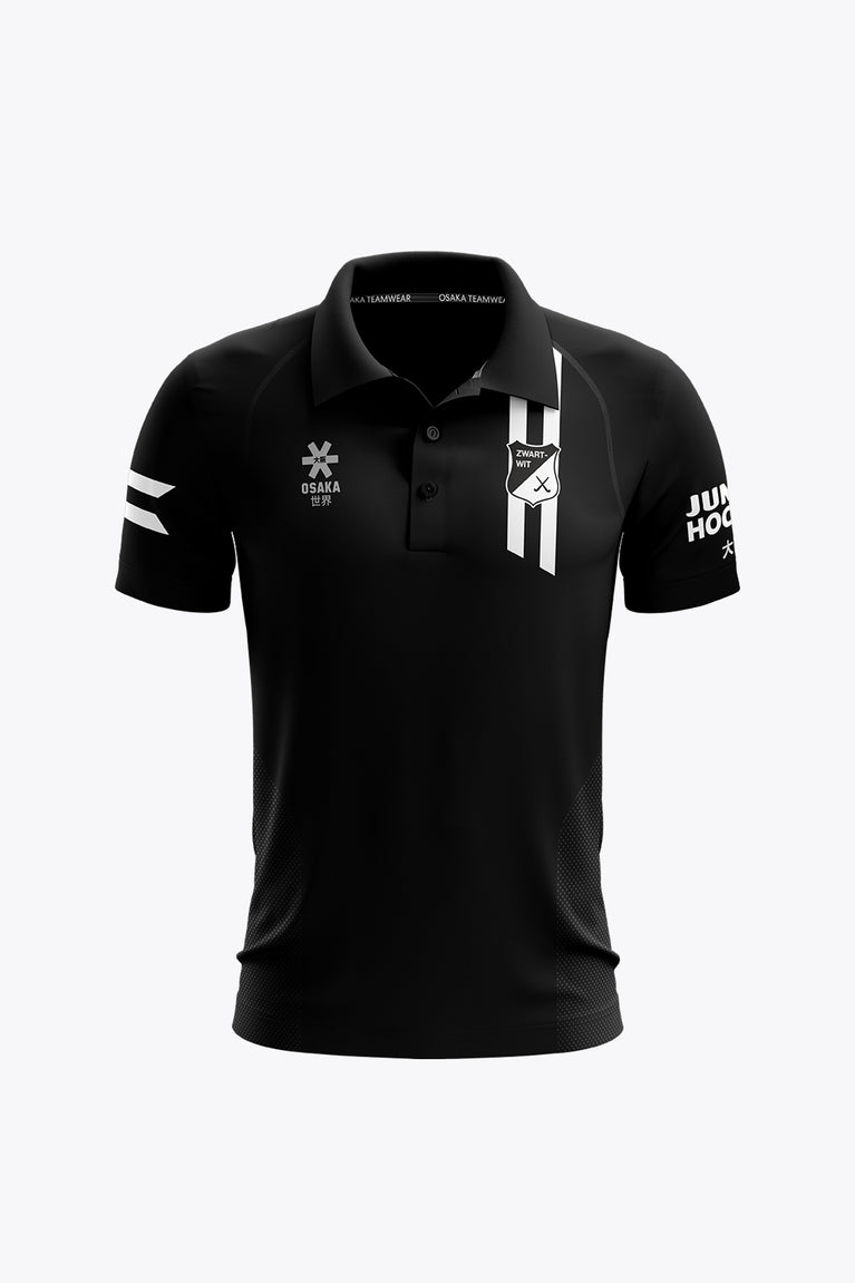 HC ZWART WIT HC Zwart Wit Men Polo Jersey - Black - Sports Uniforms Training Range