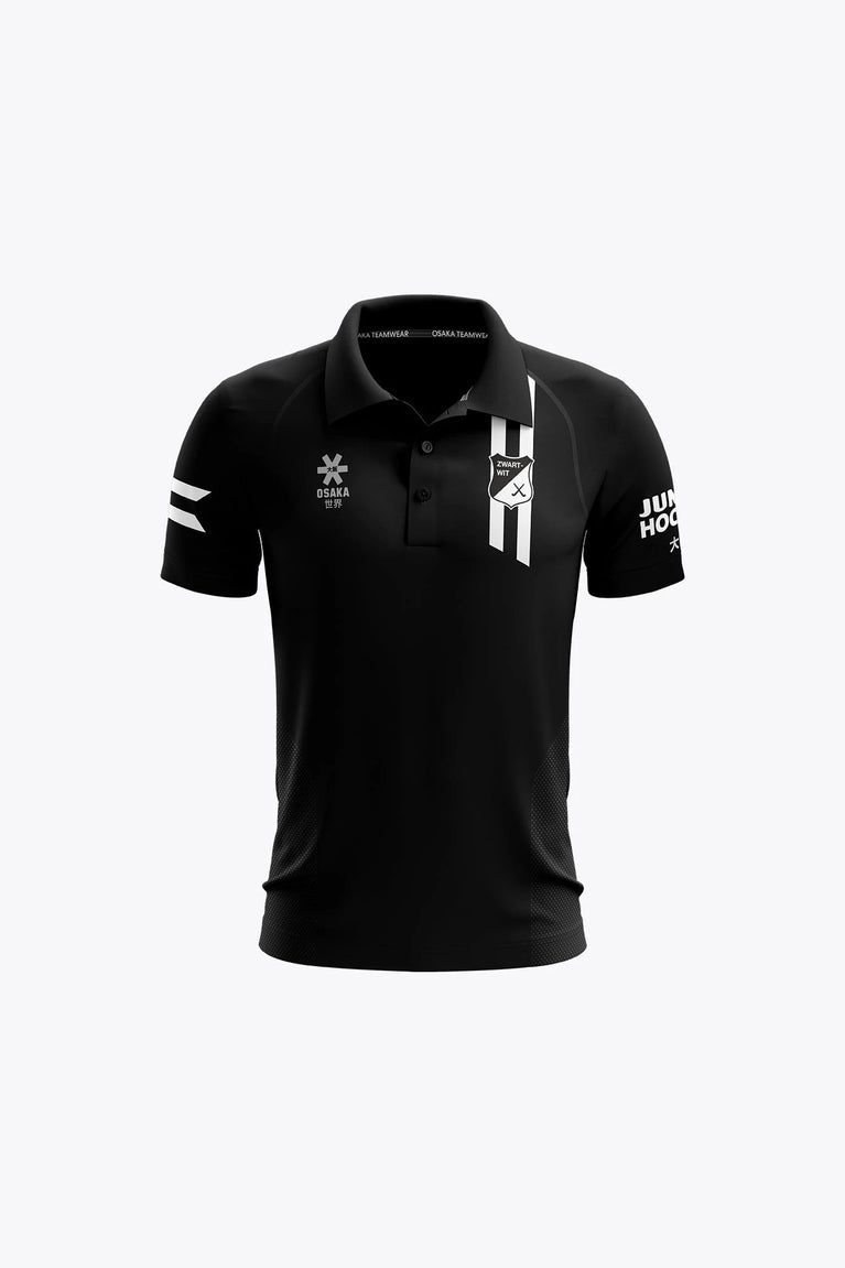 HC ZWART WIT HC Zwart Wit Kids Polo Jersey - Black - Sports Uniforms Training Range