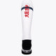 Indiana Field Hockey Socks in white with Osaka logo in green. Back view