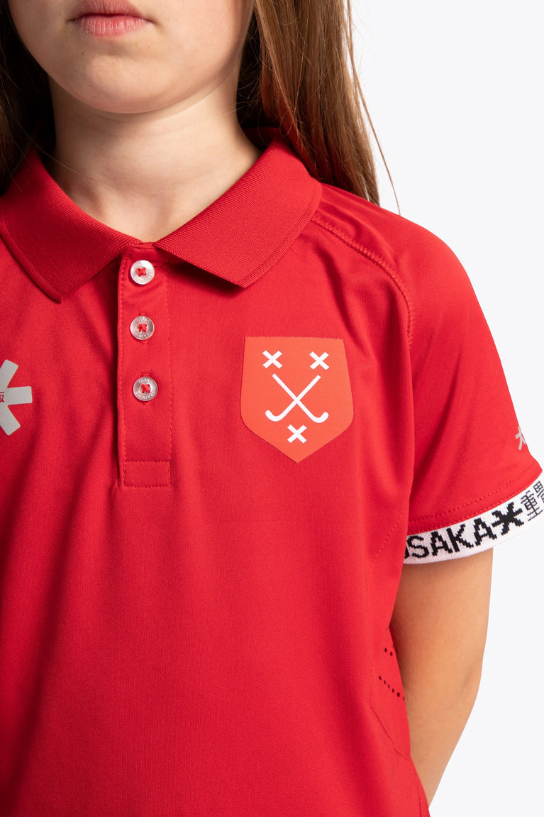 BH&BC Breda BH&BC Breda Deshi Polo Jersey - Red - Sports Uniforms Training Range