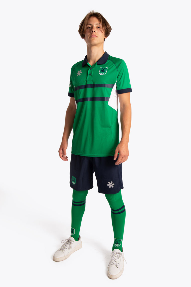 BHV Push Men Polo Jersey - Green / White