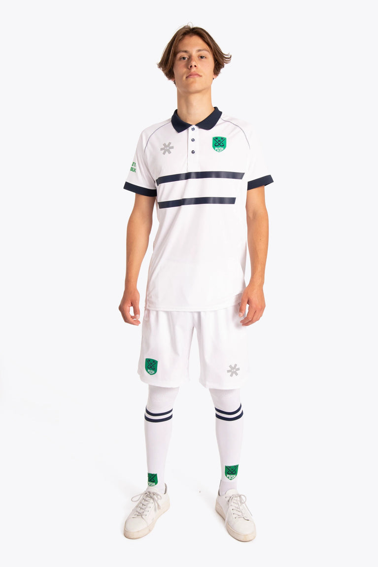 BHV Push BHV Push Men Polo Jersey - White / Navy - Sports Uniforms Training Range