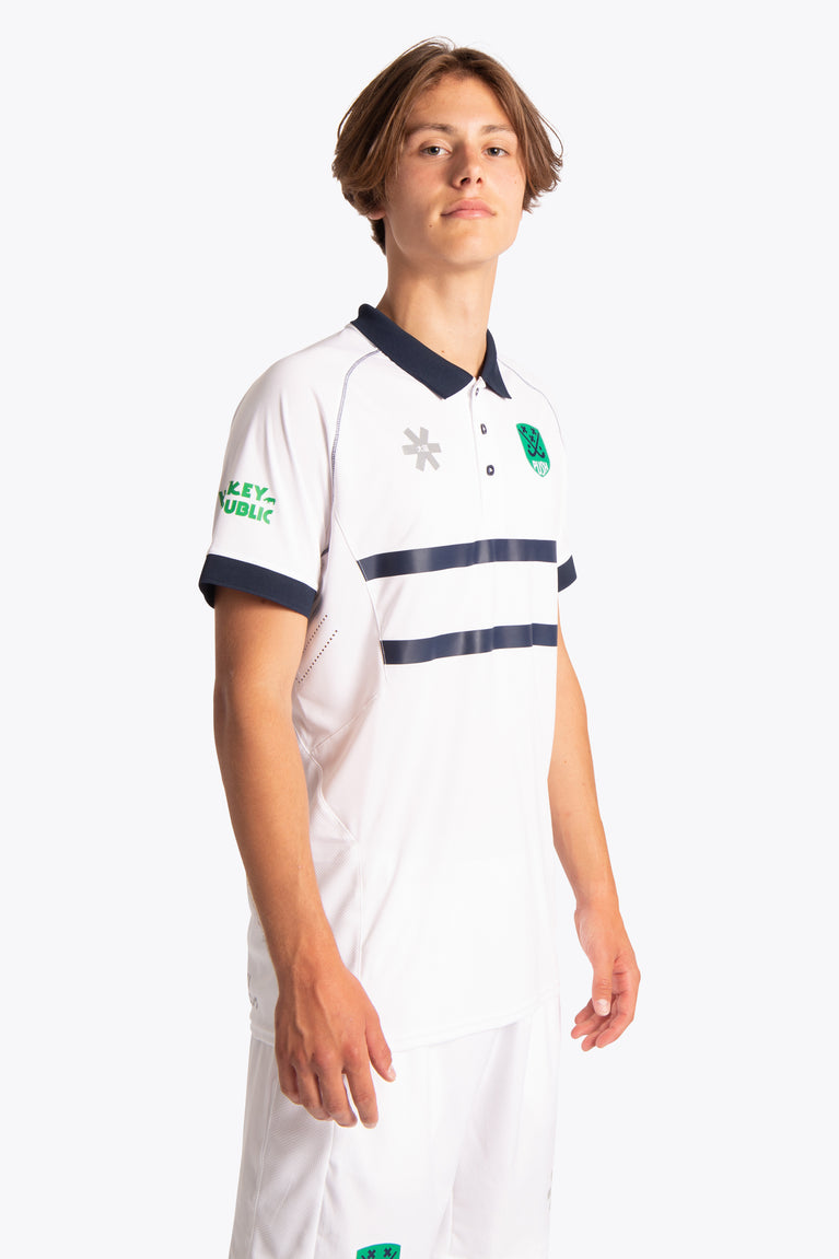 BHV Push Men Polo Jersey - White / Navy