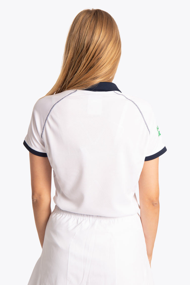 BHV Push Women Polo Jersey - White