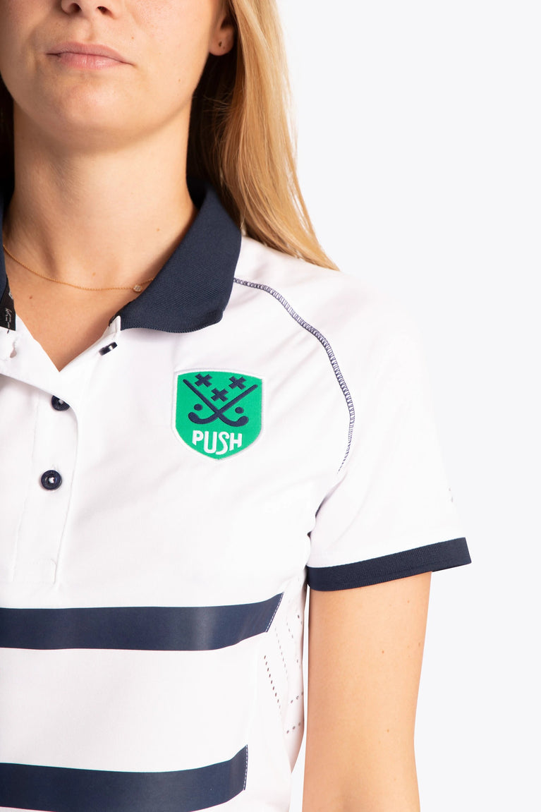 BHV Push BHV Push Women Polo Jersey - White - Sports Uniforms Training Range
