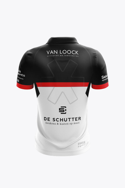 Blackbirds Men Polo Jersey - Black/Red/White Blackbirds Men Polo Jersey - Black/Red/White