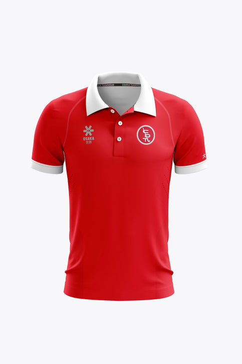 CD Terrassa Men Polo Jersey - Red CD Terrassa Men Polo Jersey - Red