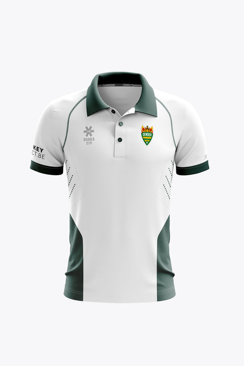 Dender Women Polo Jersey - White Dender Women Polo Jersey - White