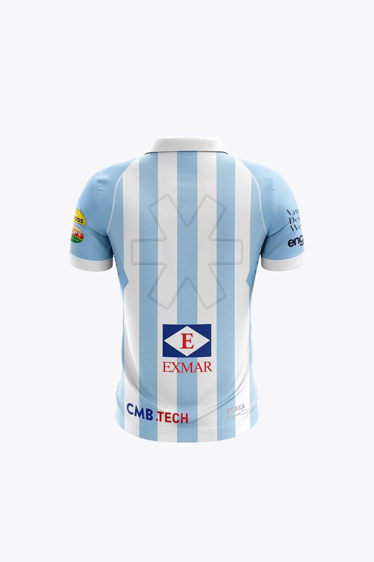 Gantoise Gantoise Deshi Polo Jersey - Blue / White - Sports Uniforms Training Range