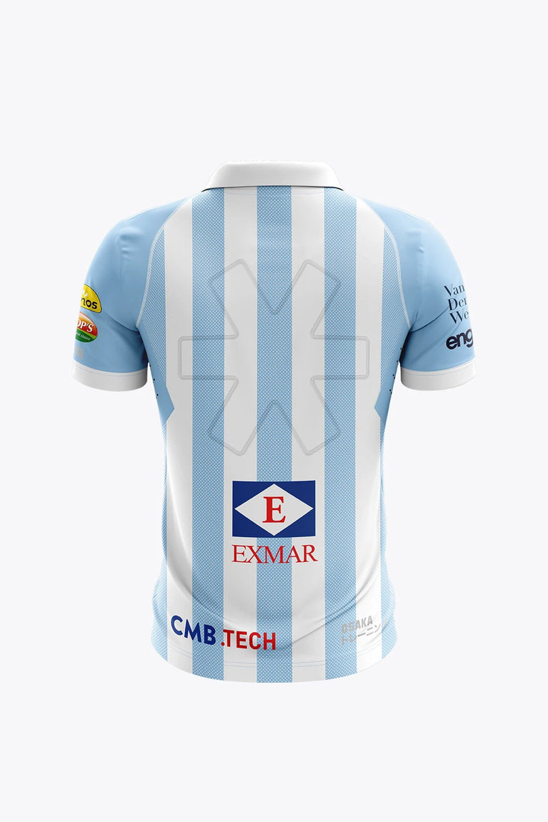 Gantoise Gantoise Women Polo Jersey - Blue / White - Sports Uniforms Training Range