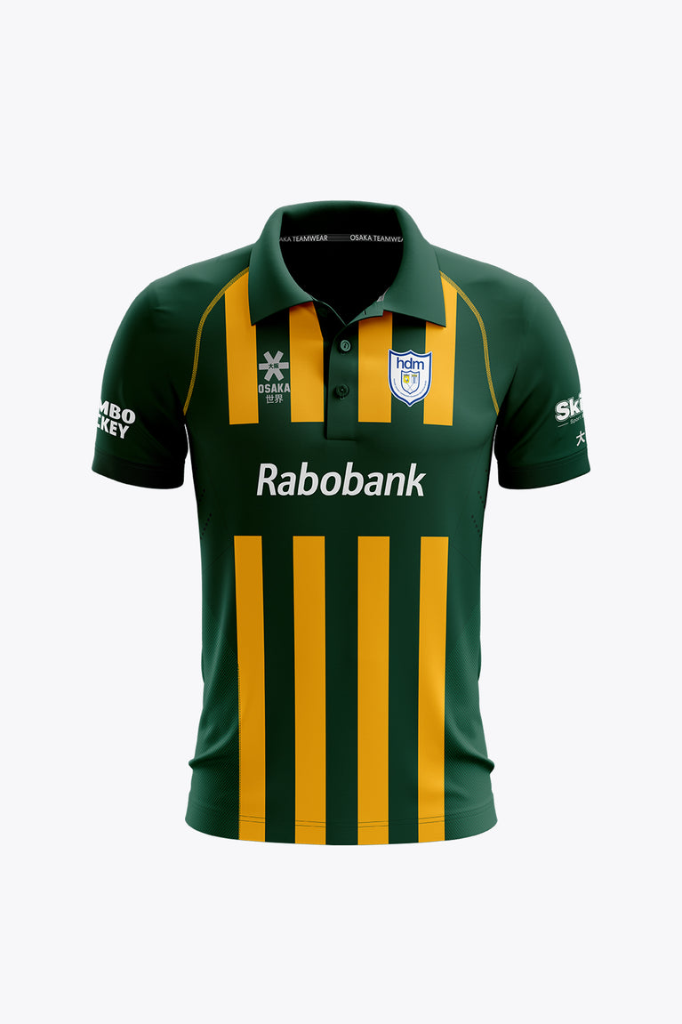 HDM Men Polo Jersey - Green / Yellow