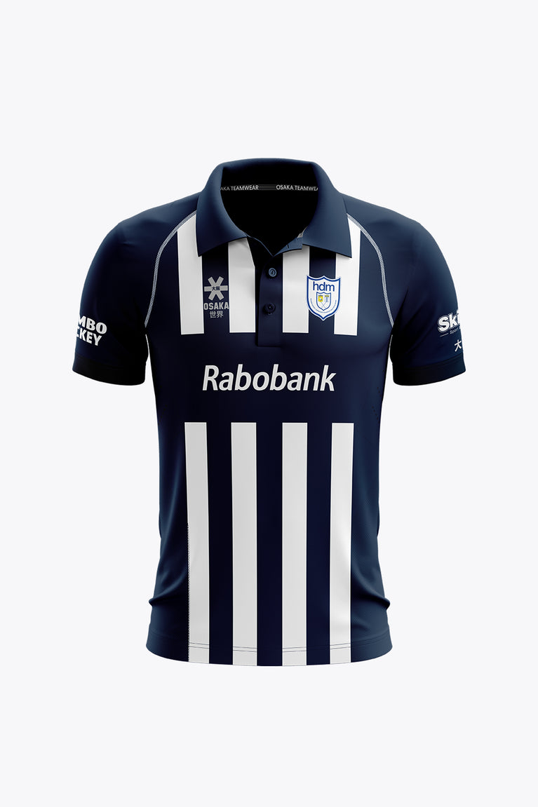 HDM Women Polo Jersey - Navy / White