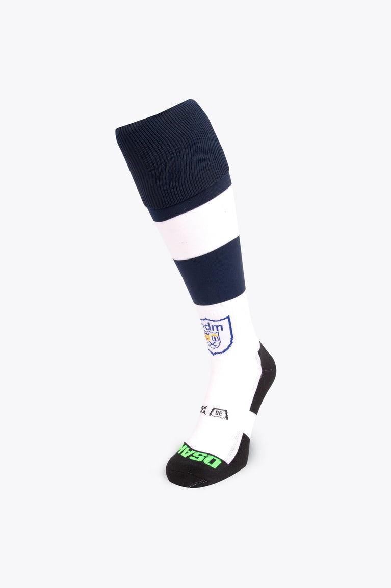 SOX HDM in white and navy with Osaka logo in green. Front view