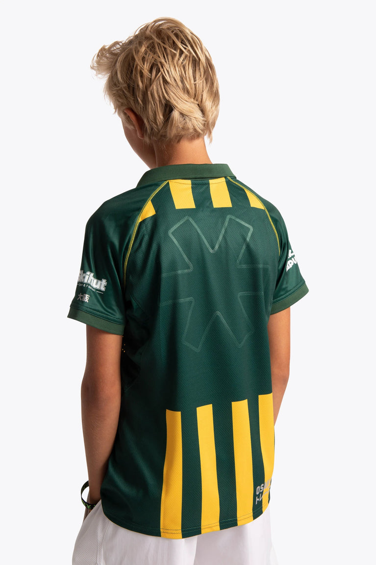 HDM HDM Deshi Polo Jersey - Green / Yellow - Sports Uniforms Training Range