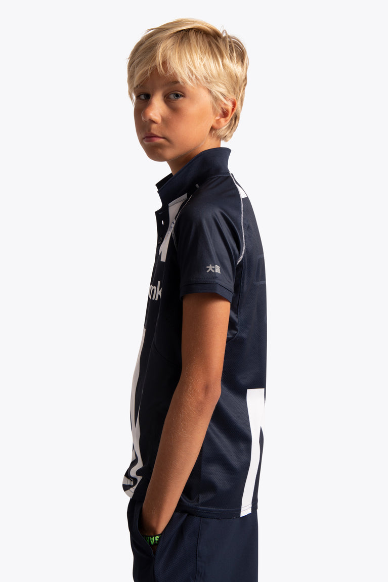 HDM Deshi Polo Jersey - Navy / White