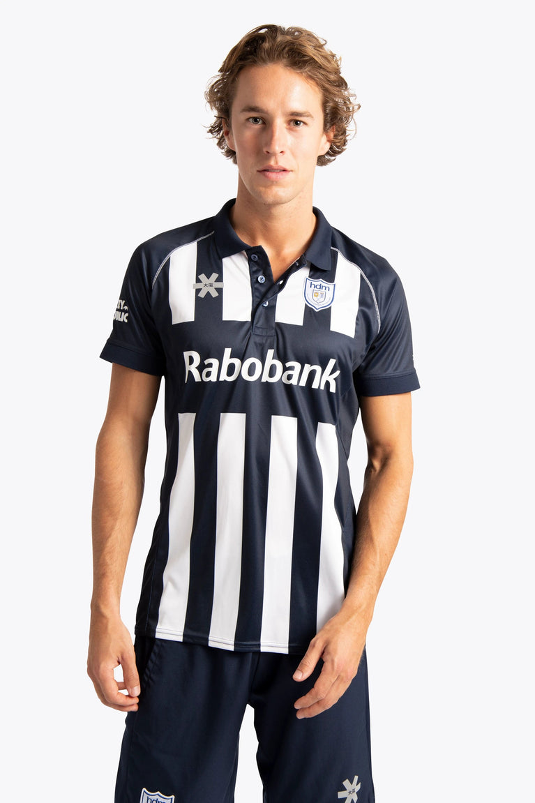 HDM HDM Men Polo Jersey - Navy / White - Sports Uniforms Training Range