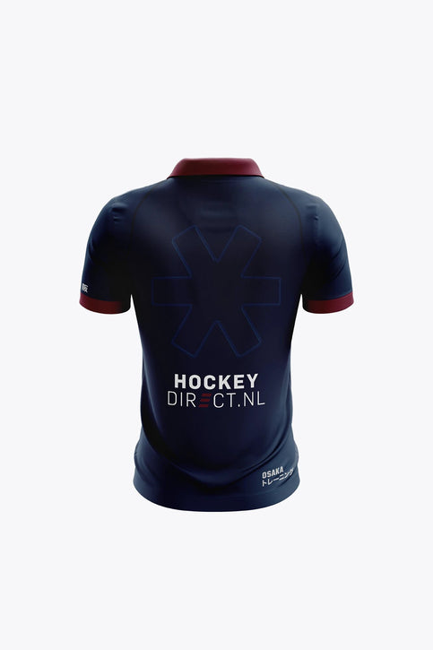 Hermes Kids Polo Jersey - Navy/Burgundy HERMES - NL Hermes Kids Polo Jersey - Navy/Burgundy - Sports Uniforms Training Range