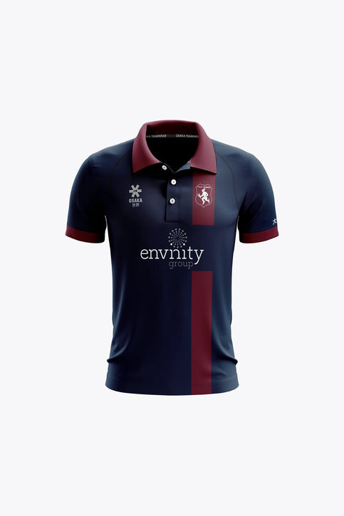 Hermes Kids Polo Jersey - Navy/Burgundy HERMES - NL Hermes Kids Polo Jersey - Navy/Burgundy - Sports Uniforms Training Range